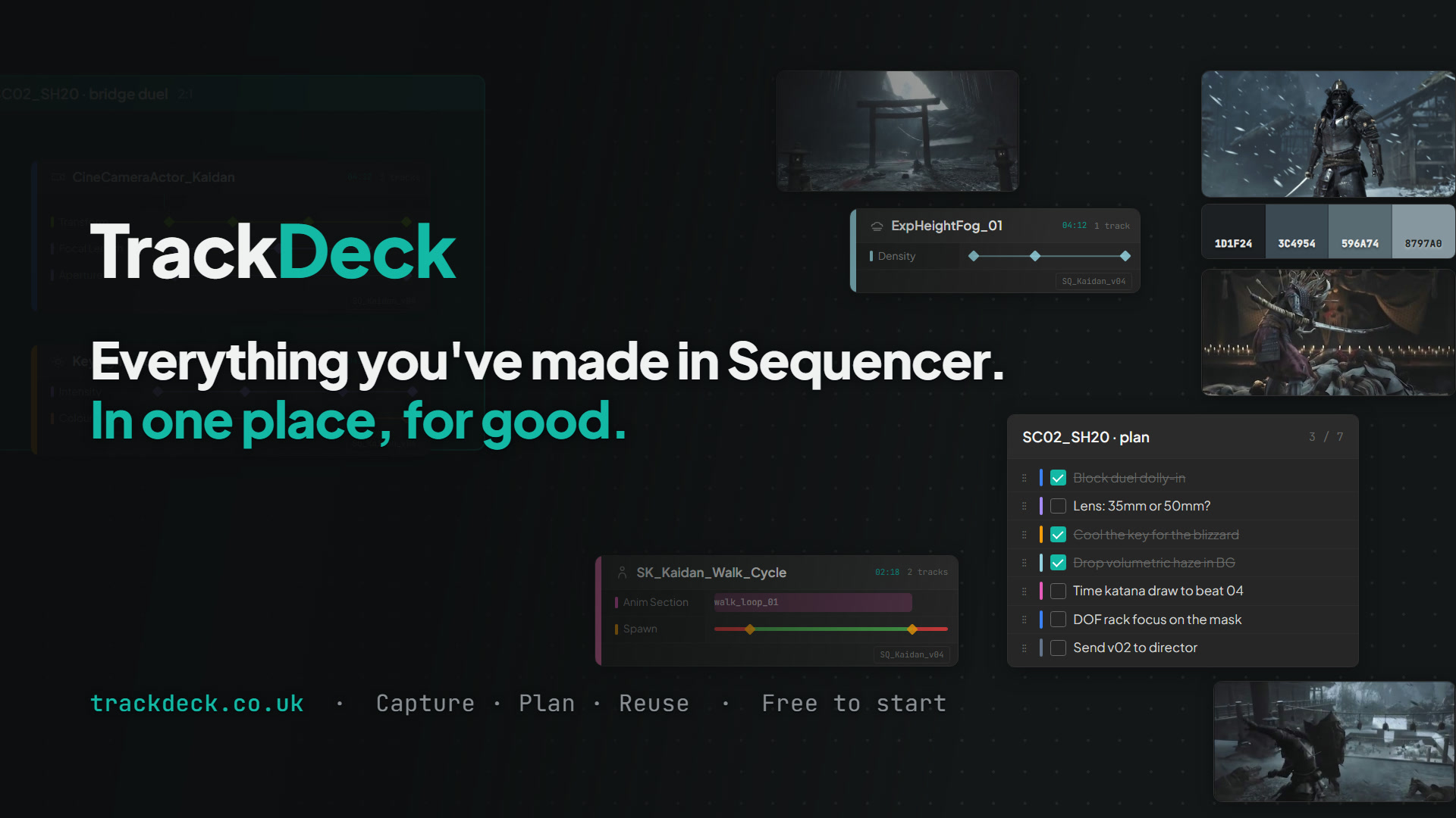 TrackDeck: everything you've made in Sequencer. In one place, for good.
