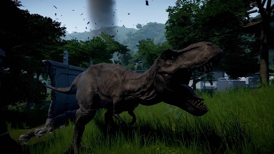 Jurassic World Evolution — Switch Announce (2020) — Editor / Capture, Adam Broder